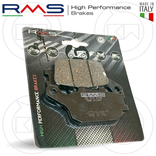 Rms pastiglie freno posteriore - pastiglie,