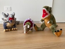Set di 3 peluches Dinosauri