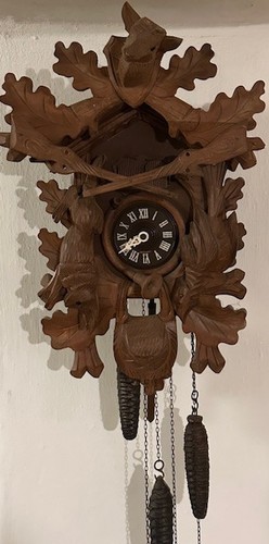 Vecchio orologio cucù - a,