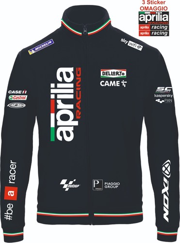 Felpa zip italia - , aprilia