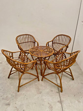 Bamboo lounge set with coffe