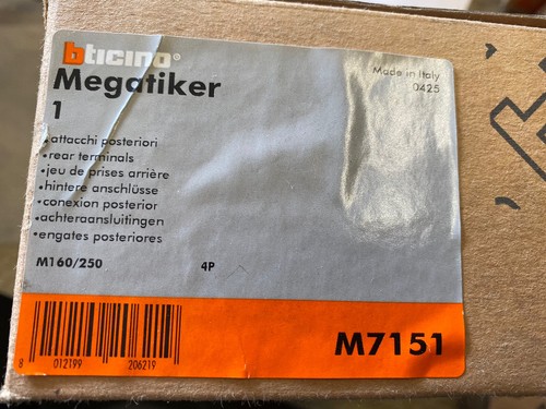 Bticino m7151 mega m160 250 - m7151/p, m160/250