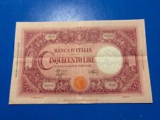 Banconota Da 500 Lire 1/8/44