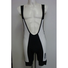 SALOPETTE BICI BICICLETTA MTB DEKO INCAS FONDELLO 3D NERO BIANCO TG. XXXL