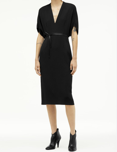Abito midi nero zara - midi, narciso
