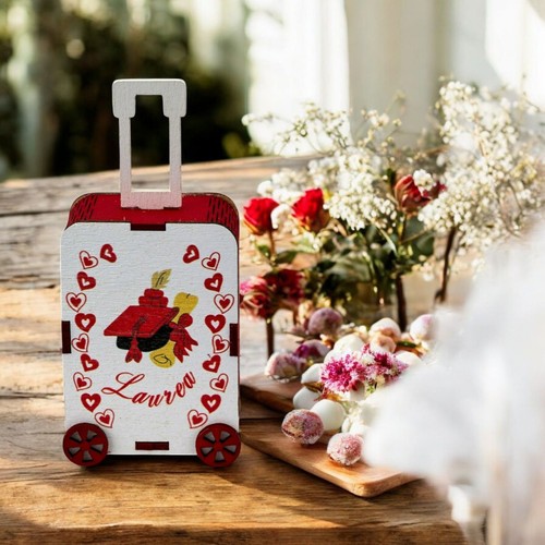 Portaconfetti trolley laurea - portaconfetti,