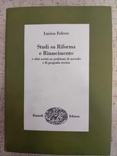 Lucien Febvre " STUDI SU