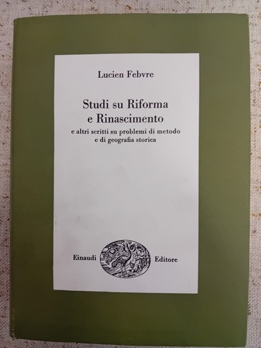 Lucien febvre studi su - ",