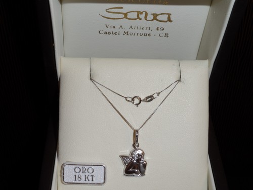 Collana oro bianco - 750, kt