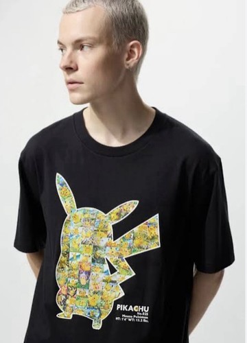 Men uniqlo pokemon pikachu - men,