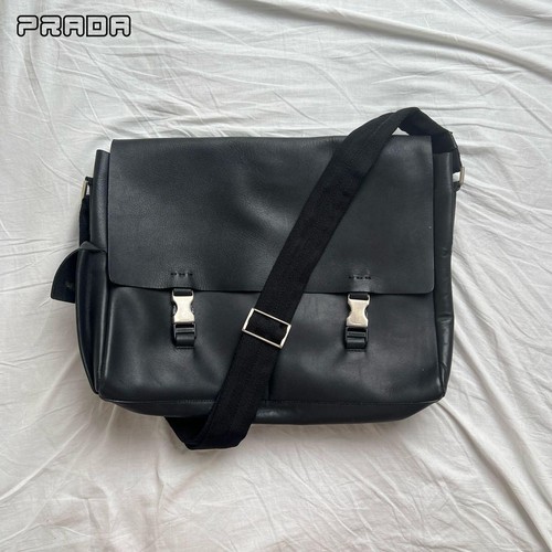Prada borsa messenger pelle - messenger,