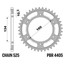 Corona PBR Z46 denti passo 525