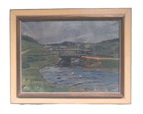 Restauro dipinto olio 1924