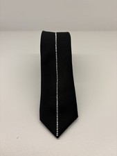 Cravatta luxury stretta nero