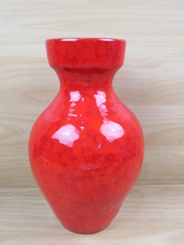 Vaso ceramica rosso selenio - rosso,