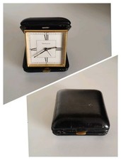 70s TIFFANY & CO RARE TRAVEL ALARM CLOCK WATCH UHREN OROLOGIO FOR PARTS
