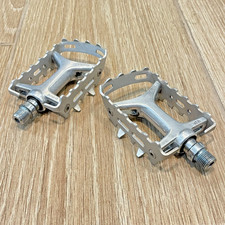 Coppia pedali bici vintage Sakae basso grasso MTP-129 9/16 pollici strada giapponese anni 90 MTB