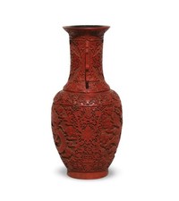 Vaso cinabro - vaso, di
