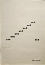 Mirella Bentivoglio, Serigrafia Su Carta, 1976, Stampa  70x50 Cm.