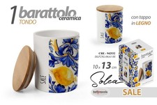 BARATTOLO SALE TONDO CERAMICA