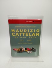 Maurizio Cattelan BE RIGHT BACK - DVD NUOVO