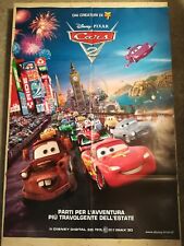 CARS 2 Locandina Film Originale 39x55" 2Sh Italiano DISNEY PIXAR