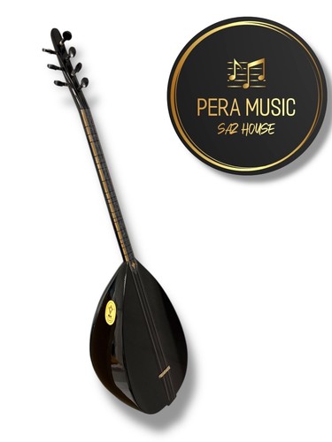 Saz baglama siyah - saz, sap