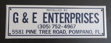 G & E Enterprises , Genuine