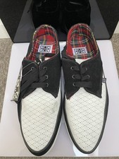 TUK Scarpe Goth Punk Nero e