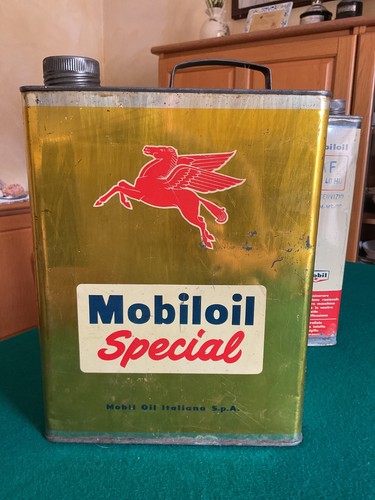 Latta olio vintage mobiloil - latta,