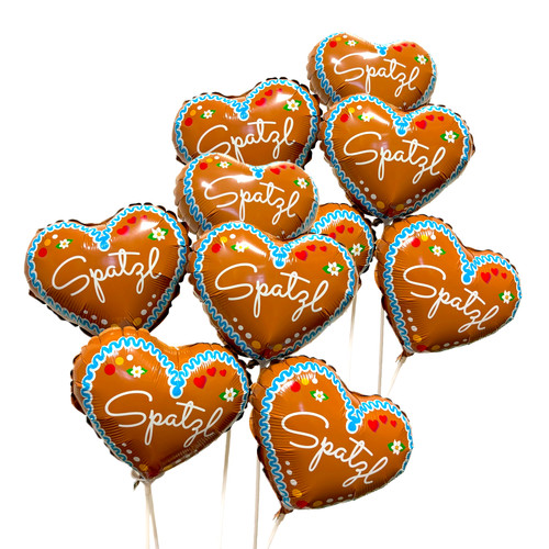 Stück herz folienballon - herz,
