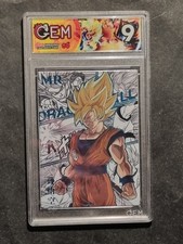 SS SON GOKU - DRAGON BALL Z - GRADED CARD 9 - NO PSA BGS - MR - SPECIAL CARD