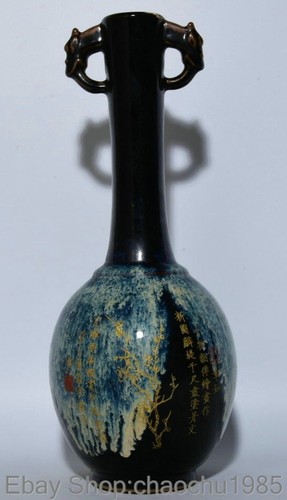 Vaso bottiglia orecchio drago