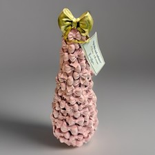 Albero fiocco in resina rosa e