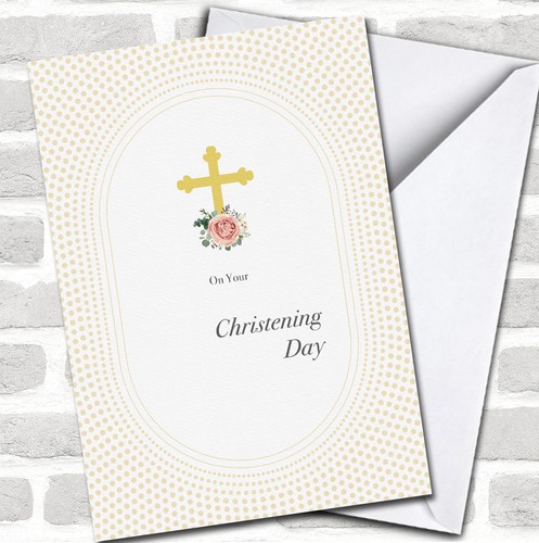 Biglietto personalizzato croce - personalizzato,