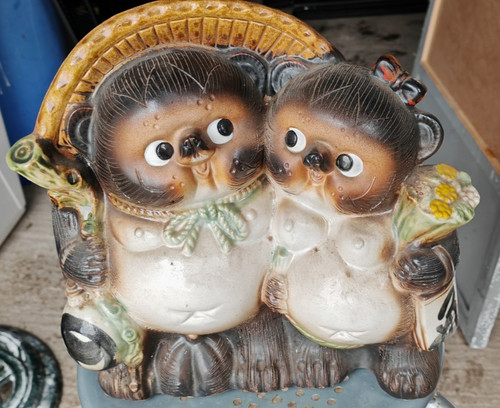 Tanuki shigaraki yaki ware - shigaraki,