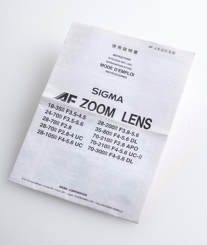 Manuale istruzioni sigma - di,