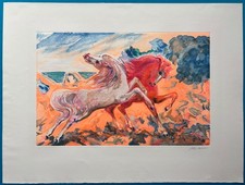 Aligi sassu litografia - sassu,
