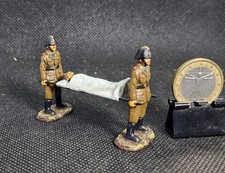 Figurini di Piombo VIGILI DEL FUOCO  Anni 60  1:43 40mm Il Plantageneto