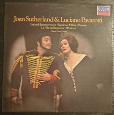 Joan Sutherland - Luciano Pavarotti - Duets Decca SLXI 6991 33RPM LP NM/EX