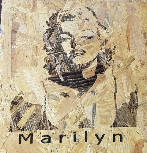 Marilyn monroe incisione laser - marilyn,