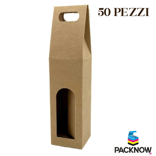 Porta bottiglia cartone - cartone, 50