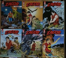 ZAGOR  MINI SERIE   LE ORIGINI  COMPLETA 1/6   OTTIMI
