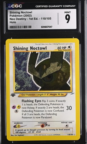 Cgc mint shining noctowl - cgc,