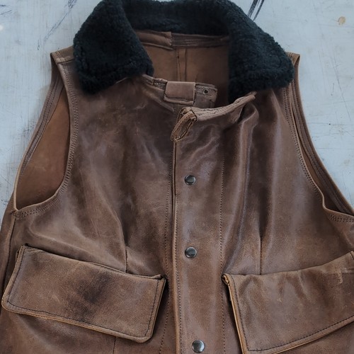 Gilet pelle capra - di, con