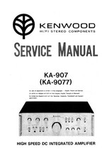Manuale di servizio - Manuale di servizio per Kenwood KA-907, KA-9077 