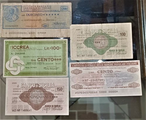 Mini assegni anni cinque - mini,