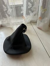 Cuffia Cambio Alfa Mito in pelle nera