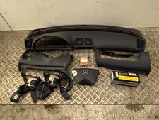 KIT AIRBAG MERCEDES CLK W208 BLU CINTURE CENTRALINA VOLANTE CRUSCOTTO B2211