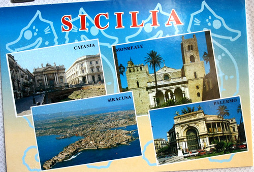 Cartolina sicilia paesaggi - cartolina.,